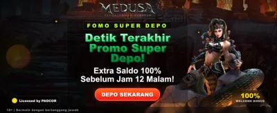 Kemenangan Medusa Sangat Fantastis promotional banner