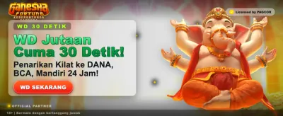 Keberuntungan Ganesha Raih Maxwin promotional banner